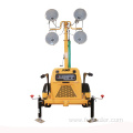 Telescopic mast mobile trailer mounted LED light tower FZMTC-1000B